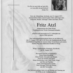 Atzl Fritz G